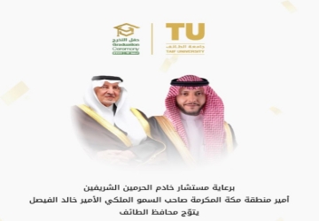 يتوج محافظ الطائف صاحب السمو الملكي الأمير سعود بن نهار بن سعود آل سعود  متخرجي طلاب جامعة الطائف الدفعة الـ19 للعام 1444هـ.